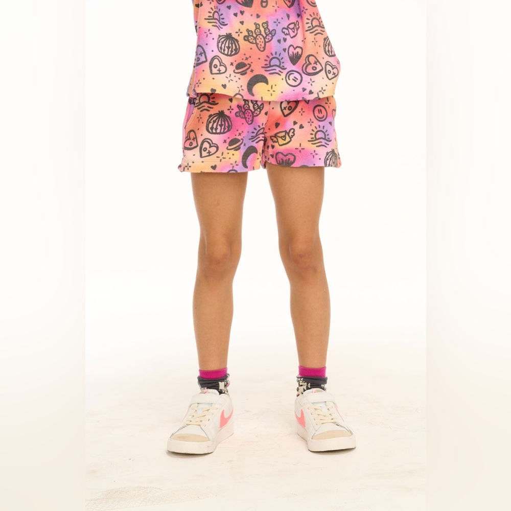 Jade Cosmic Sunset Print Shorts